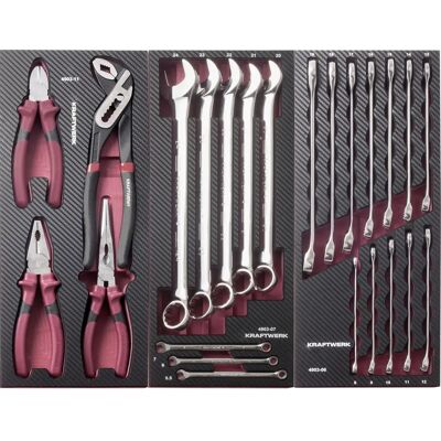 KRAFTWERK 105.515.002 Mechaniker-Werkzeugset - 24 Teile KRAFTWERK 105.515.002 Mechaniker-Werkzeugset - 24 Teile