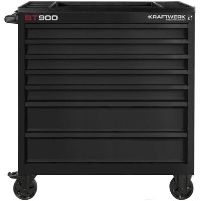 Kraftwerk 102.217.BLK1 Werkstattwagen - Werkzeugwagen, schwarz, 7 Schubladen Kraftwerk 102.217.BLK1 Werkstattwagen - Werkzeugwagen, schwarz, 7 Schubladen