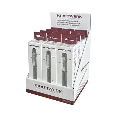 KRAFTWERK - 703.000.001-D12 - Grau - 12x LED - flashlight KRAFTWERK - 703.000.001-D12 - Grau - 12x LED - flashlight