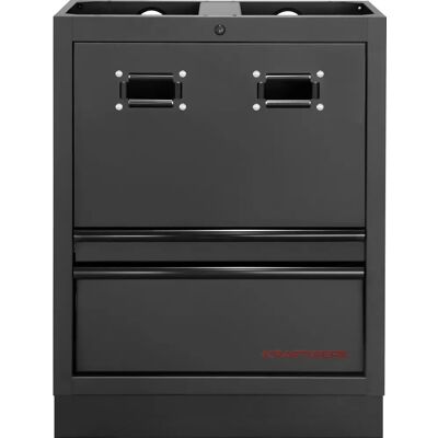 KRAFTWERK - 3964-28-BLK - Schwarz - Industriell - storage cabinet KRAFTWERK - 3964-28-BLK - Schwarz - Industriell - storage cabinet