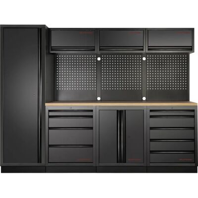 KRAFTWERK - 3964B-BLK-EX - Black - Buche - Garage cabinet KRAFTWERK - 3964B-BLK-EX - Black - Buche - Garage cabinet