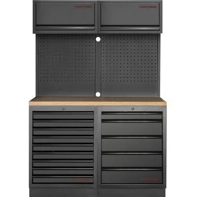 KRAFTWERK MOBILIO BLK - Schwarz - 14-F�cher - Garagen Schrank KRAFTWERK MOBILIO BLK - Schwarz - 14-F�cher - Garagen Schrank