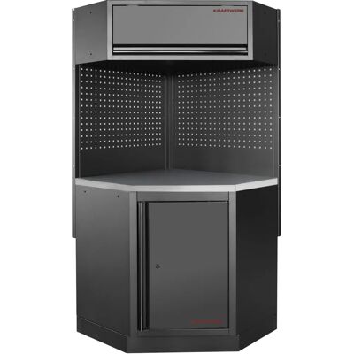 KRAFTWERK - 3964K-BLK-011-IX - Corner unit - Garage cabinet KRAFTWERK - 3964K-BLK-011-IX - Corner unit - Garage cabinet