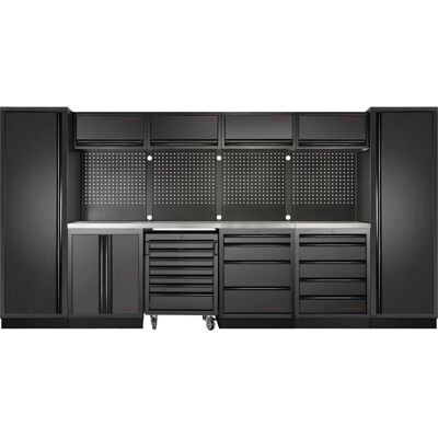 KRAFTWERK - 3964K-BLK-017-IX - BLK - Garagen Schrank KRAFTWERK - 3964K-BLK-017-IX - BLK - Garagen Schrank