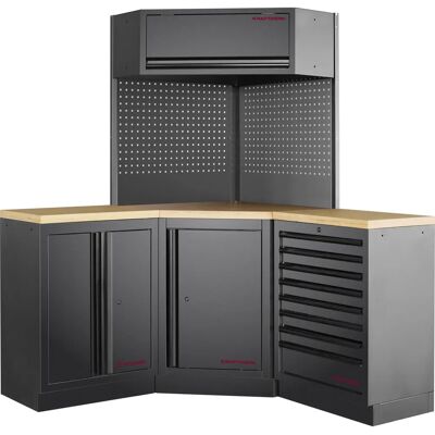 KRAFTWERK - MOBILIO - BLK Kombi Eckelement Buche - 200 cm - Garage cabinet KRAFTWERK - MOBILIO - BLK Kombi Eckelement Buche - 200 cm - Garage cabinet