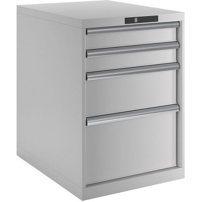 LISTA Stahlschrank mit 4 Schubladen - Aufbewahrungsmöbel LISTA Stahlschrank mit 4 Schubladen - Aufbewahrungsmöbel