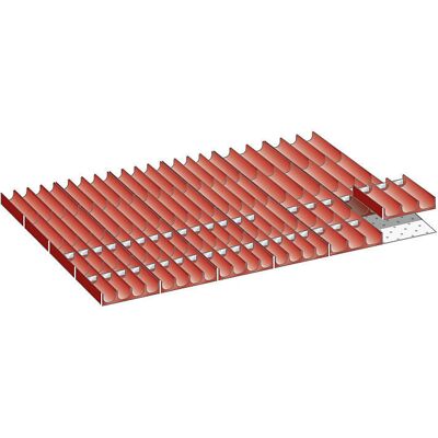 LISTA Schubladenteiler-Set - Fächer, Wände - 50mm Fronthöhe LISTA Schubladenteiler-Set - Fächer, Wände - 50mm Fronthöhe