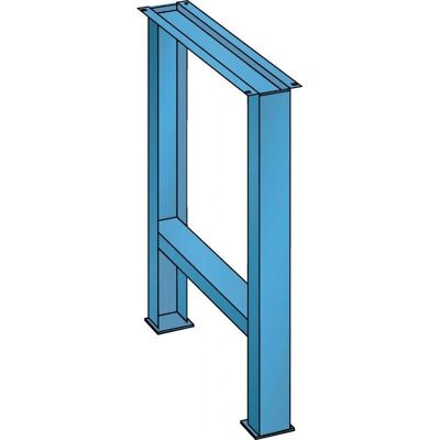 Lista - J 5/700-1050mm - Blau - Werkbankgestell Lista - J 5/700-1050mm - Blau - Werkbankgestell