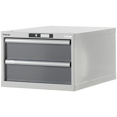 LISTA Sistema modular de taller - 2 cajones - Acero LISTA Sistema modular de taller - 2 cajones - Acero