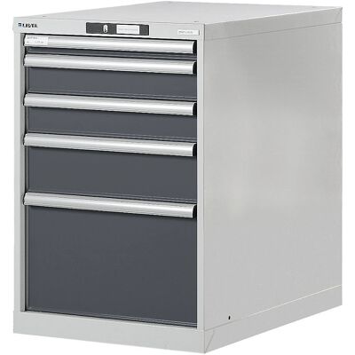 LISTA Banco modular con 5 cajones - Mesas y almacenamiento LISTA Banco modular con 5 cajones - Mesas y almacenamiento