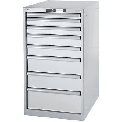 LISTA Sistema modular de bancada de trabajo con 8 cajones LISTA Sistema modular de bancada de trabajo con 8 cajones