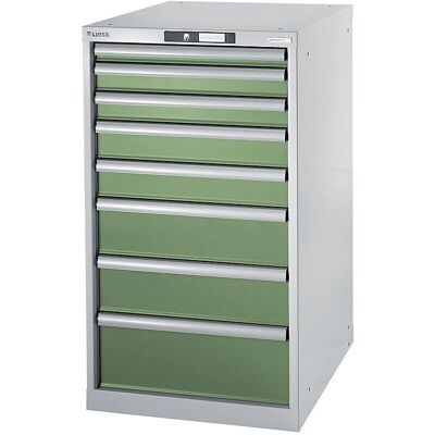 Banco de trabajo modular LISTA con 8 cajones Banco de trabajo modular LISTA con 8 cajones