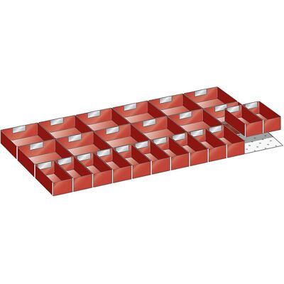 LISTA - 24 boxes - Fronthöhe 100-125 mm - Schubladen-Organizer LISTA - 24 boxes - Fronthöhe 100-125 mm - Schubladen-Organizer