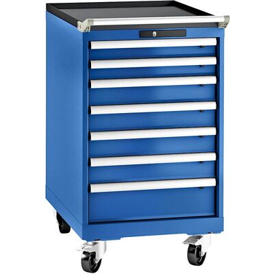 Armario de cajones de acero azul genciana - Mueble de almacenamiento Armario de cajones de acero azul genciana - Mueble de almacenamiento