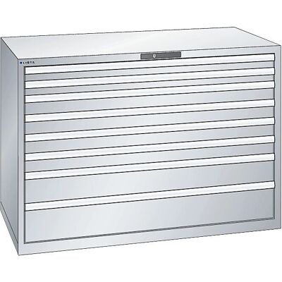 LISTA - Schrank mit Schubladen - 8 Schubladen - Stahl - Schrank LISTA - Schrank mit Schubladen - 8 Schubladen - Stahl - Schrank