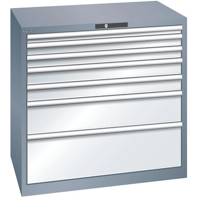 LISTA Hellblau 7-Drawer Aktenschrank - Aktenschrank LISTA Hellblau 7-Drawer Aktenschrank - Aktenschrank