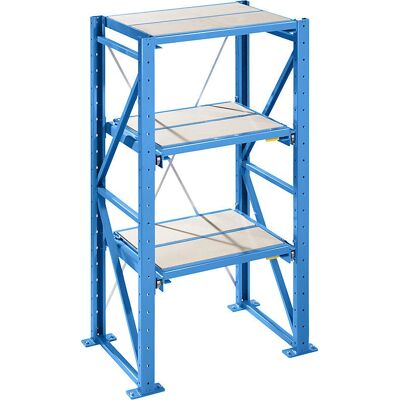 Estantería de Acero LISTA - Carga Pesada, Ajustable, Azul Estantería de Acero LISTA - Carga Pesada, Ajustable, Azul