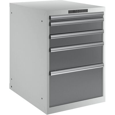 LISTA Stahlschrank mit RFID-Schloss - Schubladenschrank LISTA Stahlschrank mit RFID-Schloss - Schubladenschrank
