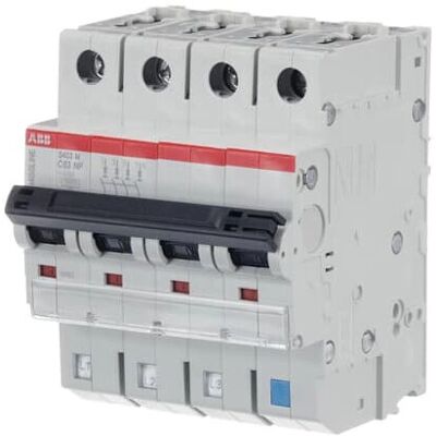 ABB - S403M-C63NP - 63A - Courbe C - Disjoncteur - Publicité ABB - S403M-C63NP - 63A - Courbe C - Disjoncteur - Publicité