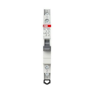 ABB E211-16-20 Przekaźnik elektryczny - 16A, Szary - Użytek wewnętrzny - Modułowy ABB E211-16-20 Przekaźnik elektryczny - 16A, Szary - Użytek wewnętrzny - Modułowy
