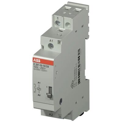 ABB E297-16-10/230 - Relé de instalación 16A, Gris ABB E297-16-10/230 - Relé de instalación 16A, Gris