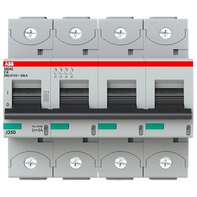 ABB - S804S-C4 - 4 A - Type C - Circuit Breaker ABB - S804S-C4 - 4 A - Type C - Circuit Breaker