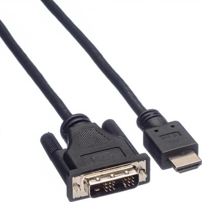 Roline - DVI-HDMI (Typ A) - 3 m - Cavo video Roline - DVI-HDMI (Typ A) - 3 m - Cavo video