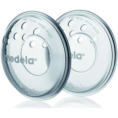 Medela Silikon-Nippelschutz - 2 Stück - Stillkomfort Medela Silikon-Nippelschutz - 2 Stück - Stillkomfort