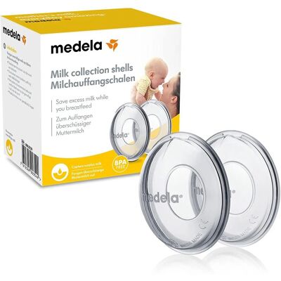 Conchiglie per allattamento Medela - 2 pezzi - Supporto allattamento Conchiglie per allattamento Medela - 2 pezzi - Supporto allattamento