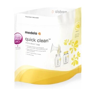 Medela Quick Clean Micro-Steam Bags - Breasfeeding Accessory Medela Quick Clean Micro-Steam Bags - Breasfeeding Accessory