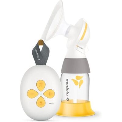 Medela Solo Brustpumpe - Kompakt, 2-Phasen, Wiederaufladbar Medela Solo Brustpumpe - Kompakt, 2-Phasen, Wiederaufladbar