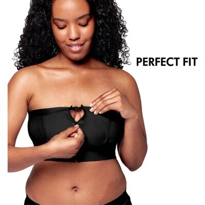 Medela Bustier d'Expression Noir Sans Mains - Bustier de Pompage - Publicité Medela Bustier d'Expression Noir Sans Mains - Bustier de Pompage - Publicité