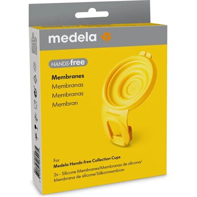 Medela Modelo - Membranas de silicona - 2 piezas - Accesorios para bomba sin manos Medela Modelo - Membranas de silicona - 2 piezas - Accesorios para bomba sin manos