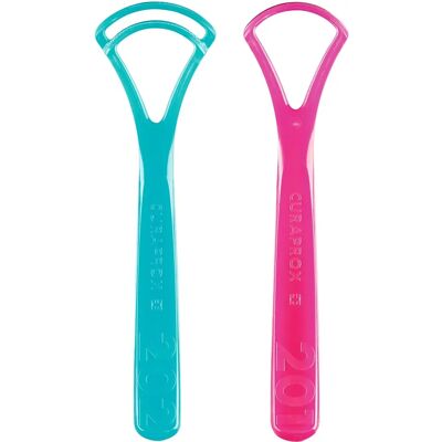 Curaprox CTC 203 Zungenschaber Duo Pack - Mundhygiene Curaprox CTC 203 Zungenschaber Duo Pack - Mundhygiene