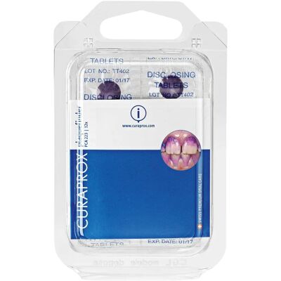 Curaprox PCA 223 Plaque Disclosing Tabletten - 12 St Curaprox PCA 223 Plaque Disclosing Tabletten - 12 St
