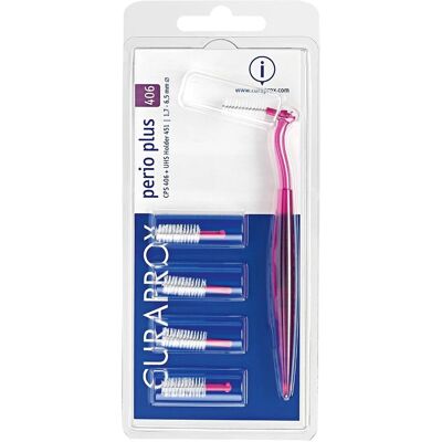 Curaprox CPS 406 Perio Plus Szczoteczka międzyzębowa - 5 szt Curaprox CPS 406 Perio Plus Szczoteczka międzyzębowa - 5 szt
