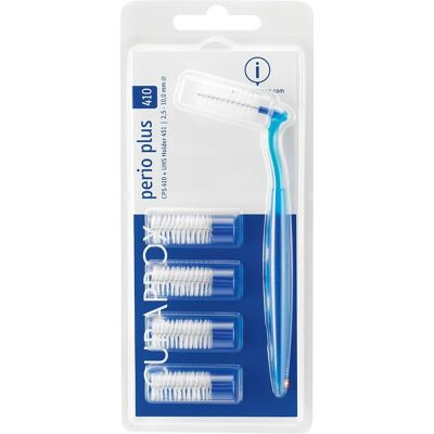 Curaprox Perio Plus CPS 410 Tannbørster - Blå - 5 stk Curaprox Perio Plus CPS 410 Tannbørster - Blå - 5 stk