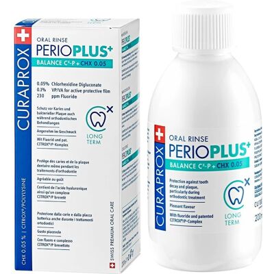 Curaprox Perio Plus Balance Szájöblítő Chx 0,05% - Szájvíz fogaknak és ínynek Curaprox Perio Plus Balance Szájöblítő Chx 0,05% - Szájvíz fogaknak és ínynek