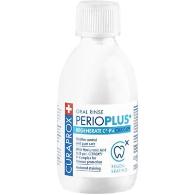 Curaprox Perio Plus+ Regenerate 0.09 CHX Mundspülung – Zahnfleischheilung Curaprox Perio Plus+ Regenerate 0.09 CHX Mundspülung – Zahnfleischheilung