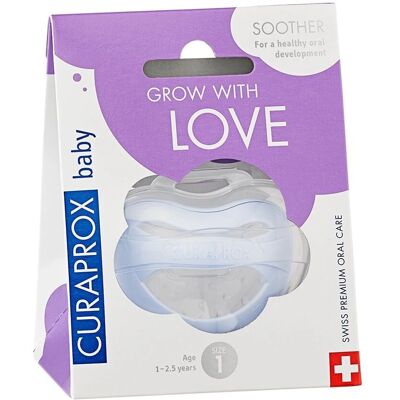 Chupeta Curaprox Baby Tamanho 1 - Azul, 7-18 Meses Chupeta Curaprox Baby Tamanho 1 - Azul, 7-18 Meses