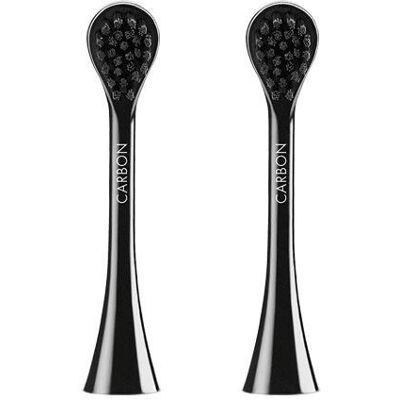 Curaprox Black is White Carbon Duo - Testine di ricambio Curaprox Black is White Carbon Duo - Testine di ricambio