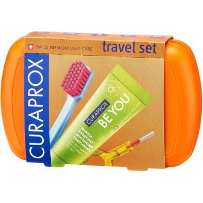 Curaprox Reise Set - Orange - Zahnpflegeset Curaprox Reise Set - Orange - Zahnpflegeset