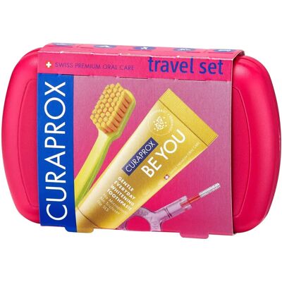 Curaprox Magenta Reise-Set - Zahnpflege-Set Curaprox Magenta Reise-Set - Zahnpflege-Set