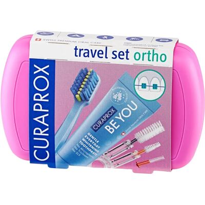Curaprox Pink Reise-Set - Zahnbürsten-Kit Curaprox Pink Reise-Set - Zahnbürsten-Kit