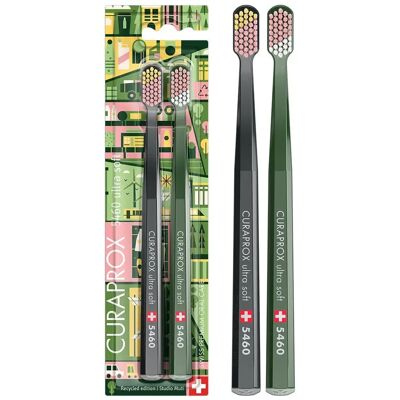 Brosse à dents Édition Recyclée Curaprox CS 5460 - nettoyage efficace Brosse à dents Édition Recyclée Curaprox CS 5460 - nettoyage efficace