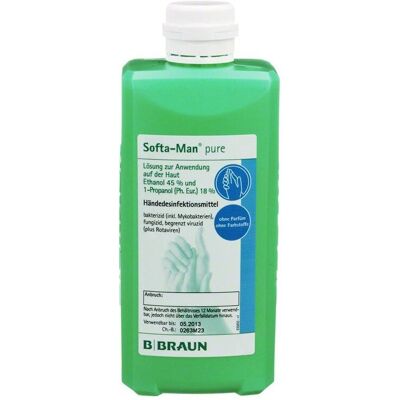 B.Braun Softa Man pure 500ml Händedesinfektion B.Braun Softa Man pure 500ml Händedesinfektion