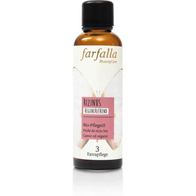 Farfalla Huile Bio de Ricin - Crème pour le corps & lotion - 75 ml Farfalla Huile Bio de Ricin - Crème pour le corps & lotion - 75 ml