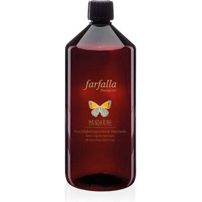 Farfalla Mandarine Carpe Diem Savon pour les Mains - Liquide - Publicité Farfalla Mandarine Carpe Diem Savon pour les Mains - Liquide - Publicité