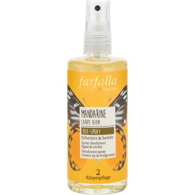 Farfalla - Mandarine - Carpe Diem - Deodorant Spray - Publicité Farfalla - Mandarine - Carpe Diem - Deodorant Spray - Publicité