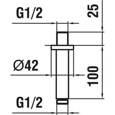 Brățar de tavan pentru duș LAUFEN - Gold PVD - 100mm - Rozetă rotundă Brățar de tavan pentru duș LAUFEN - Gold PVD - 100mm - Rozetă rotundă